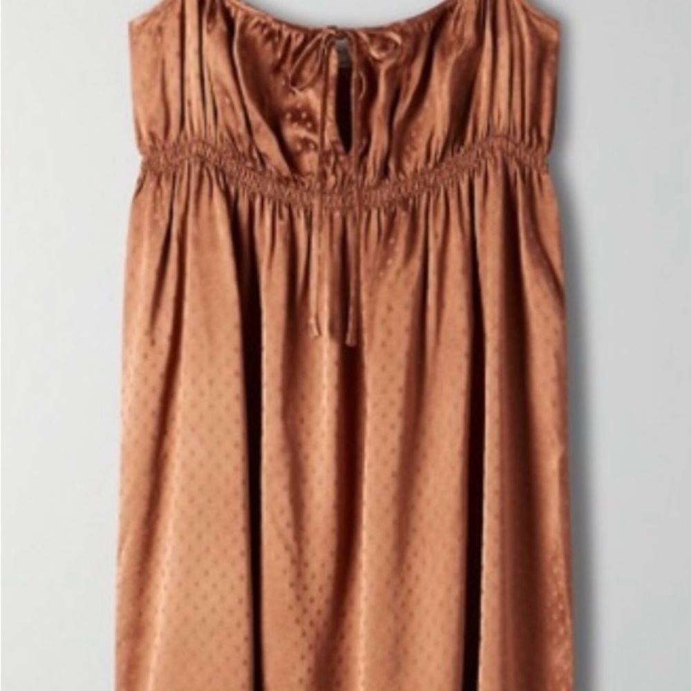 Wilfred Minnie Terracotta Brown Mini Dress